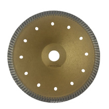 Hot Press 7 inch diamond turbo bowl saw blade for dry cutting granite